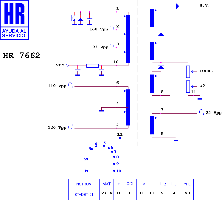 Schematic diagram for HR 7662