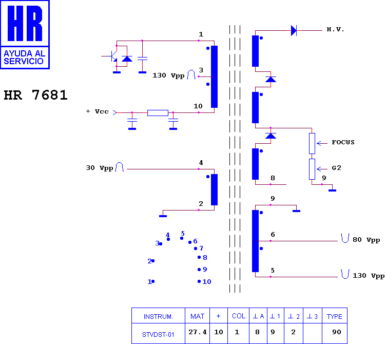 Schematic diagram for HR 7681