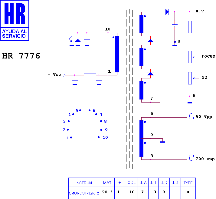 Schematic diagram for HR 7776