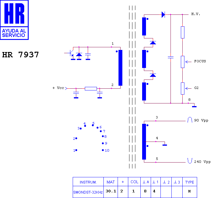 Schematic diagram for HR 7937