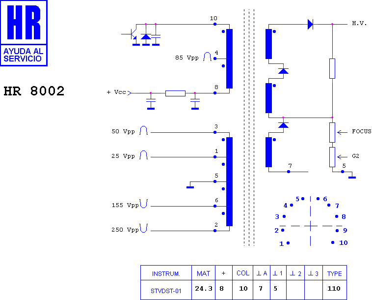 Schematic diagram for HR 8002