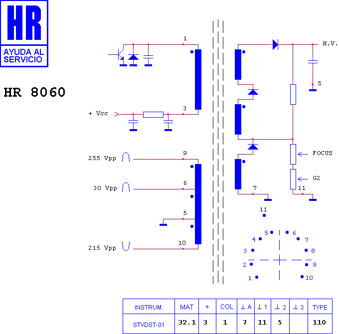 Schematic diagram for HR 8060