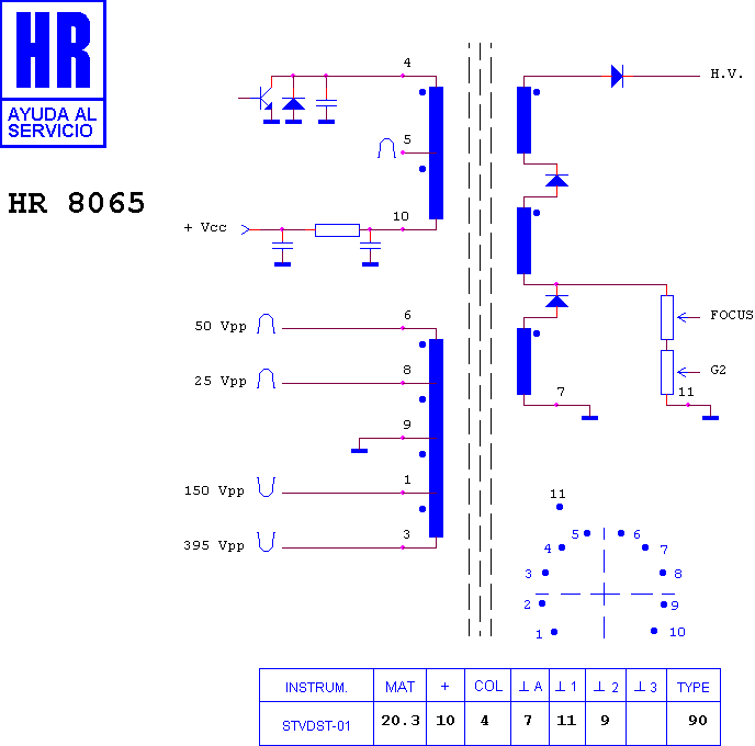 Schematic diagram for HR 8065