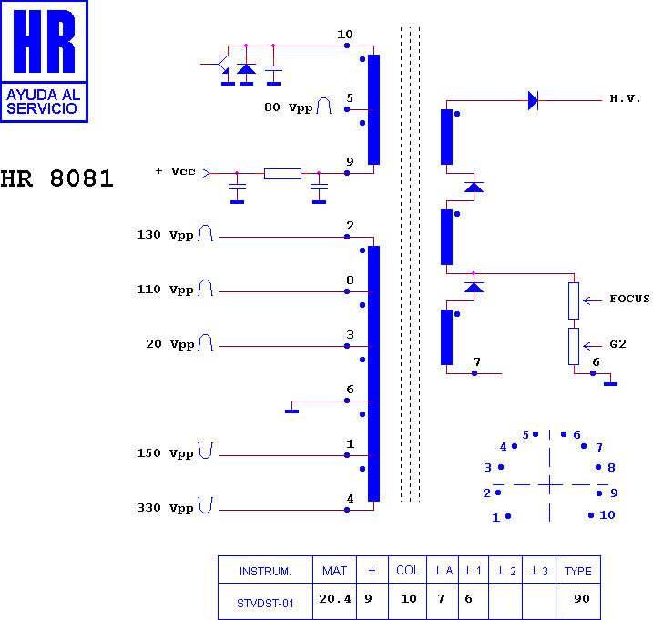 Schematic diagram for HR 8081