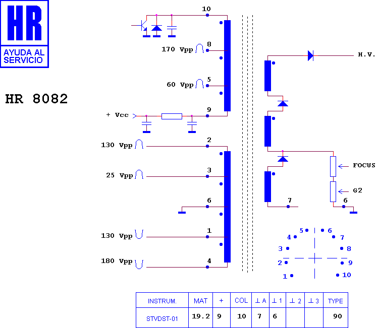 Schematic diagram for HR 8082