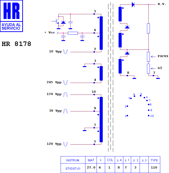 Schematic diagram for HR 8178