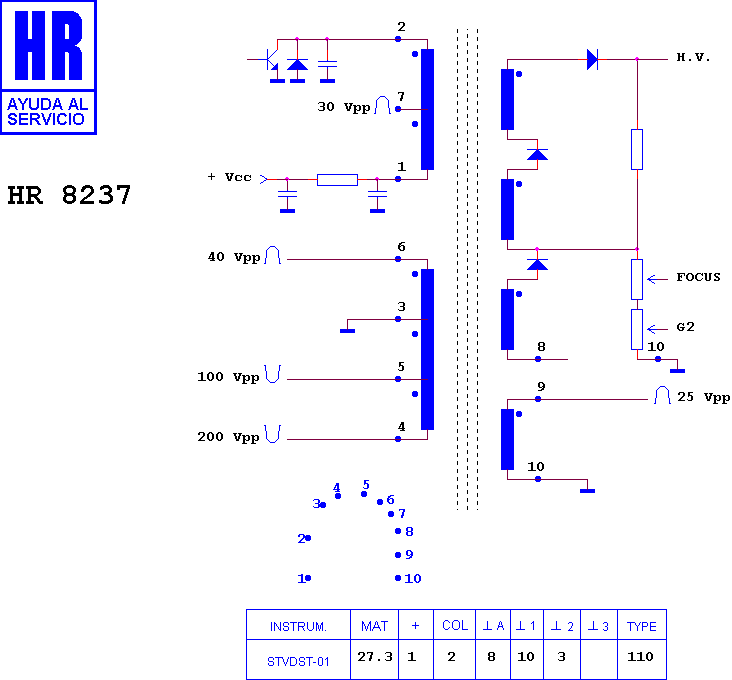 Schematic diagram for HR 8237