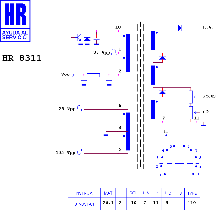 Schematic diagram for HR 8311