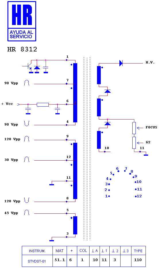 Schematic diagram for HR 8312