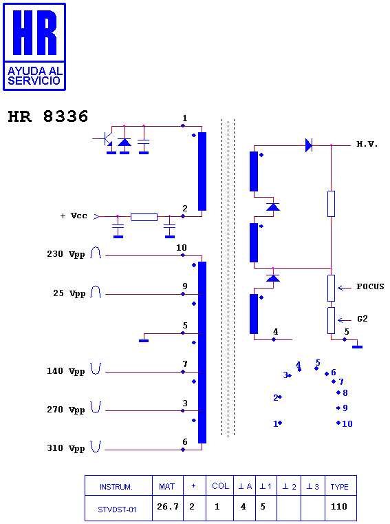 Schematic diagram for HR 8336