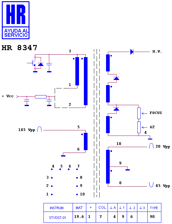 Schematic diagram for HR 8347