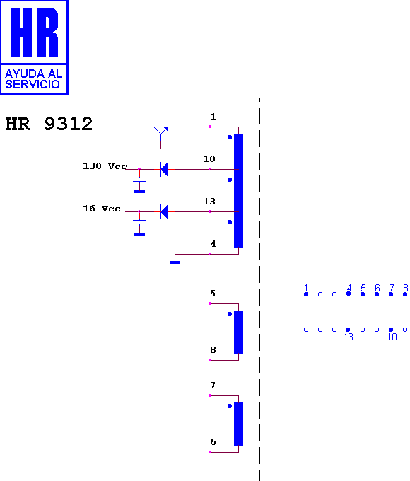 Schematic diagram for HR 9312