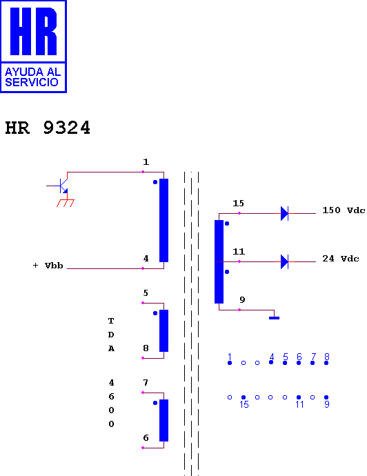 Schematic diagram for HR 9324
