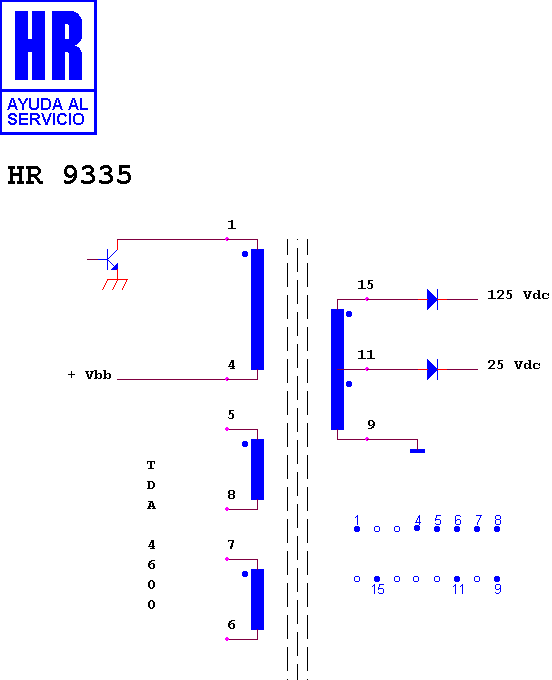 Schematic diagram for HR 9335