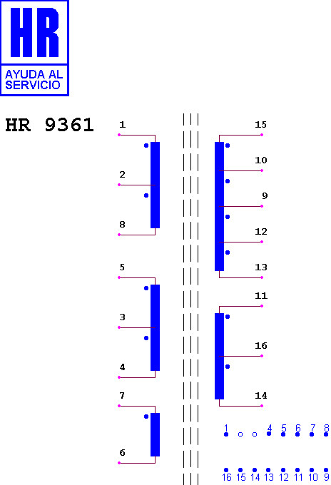 Schematic diagram for HR 9361