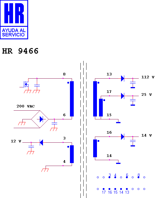 Schematic diagram for HR 9466