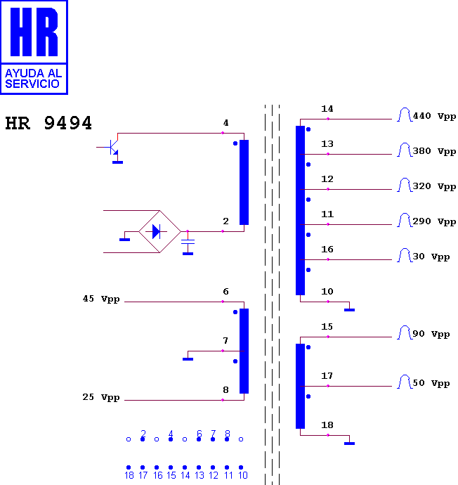 Schematic diagram for HR 9494