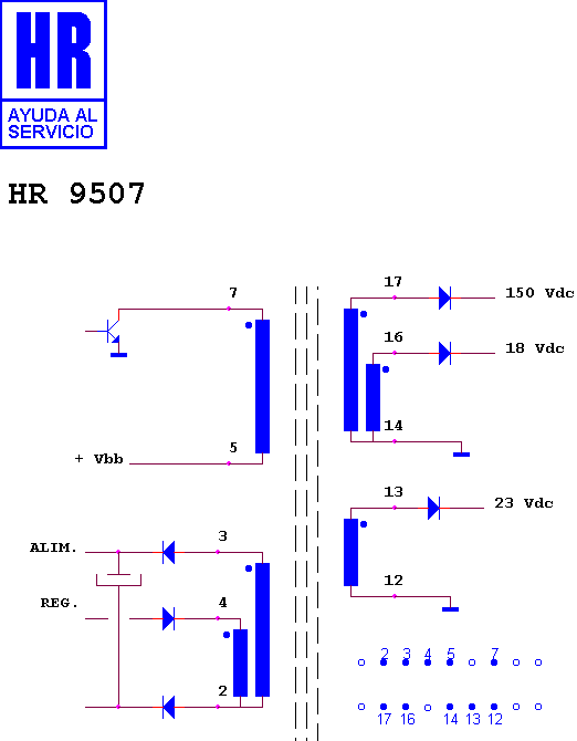 Schematic diagram for HR 9507