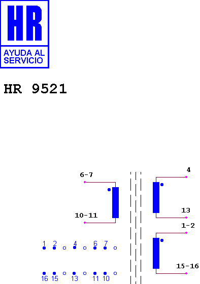 Schematic diagram for HR 9521