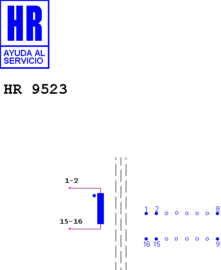 Schematic diagram for HR 9523