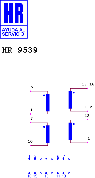 Schematic diagram for HR 9539