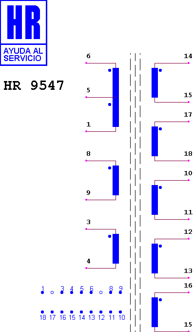 Schematic diagram for HR 9547