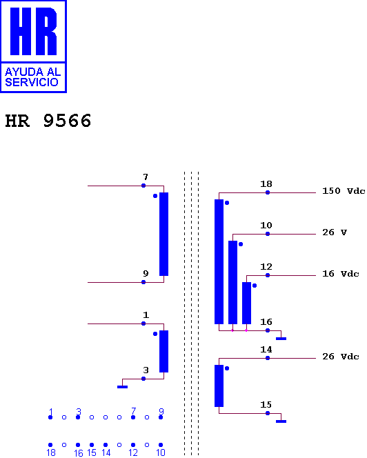 Schematic diagram for HR 9566