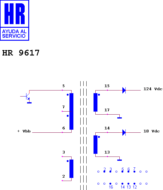 Schematic diagram for HR 9617