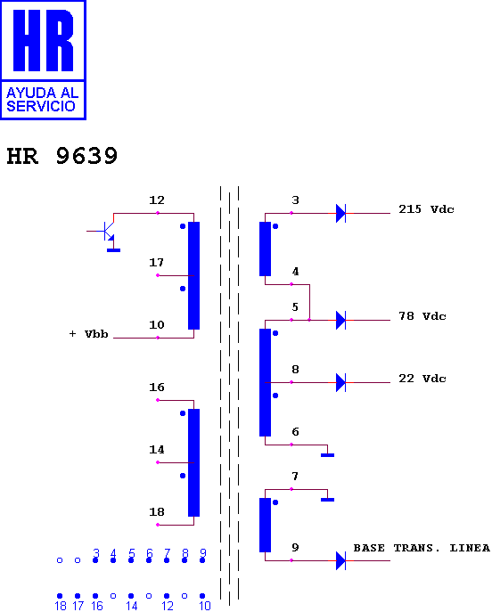 Schematic diagram for HR 9639