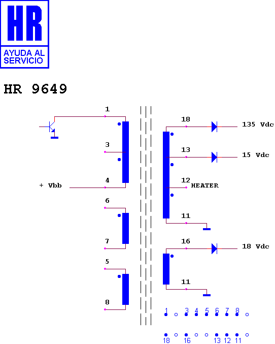 Schematic diagram for HR 9649