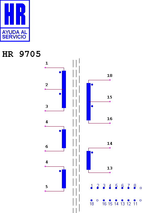 Schematic diagram for HR 9705