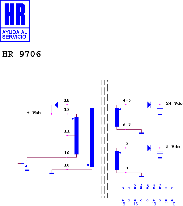Schematic diagram for HR 9706