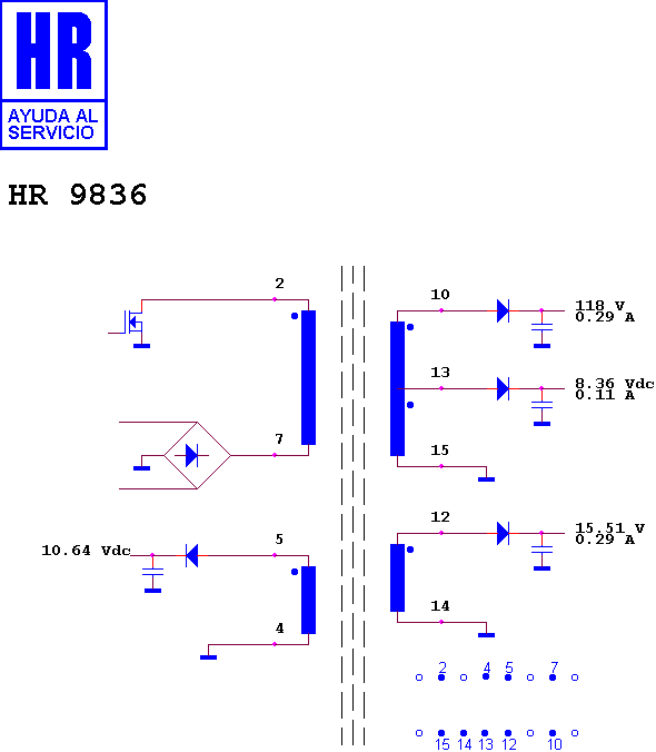 Schematic diagram for HR 9836