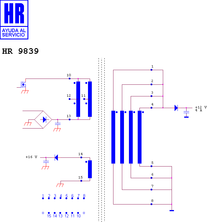 Schematic diagram for HR 9839