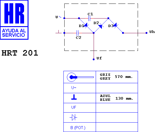 Schematic diagram for HRT 201