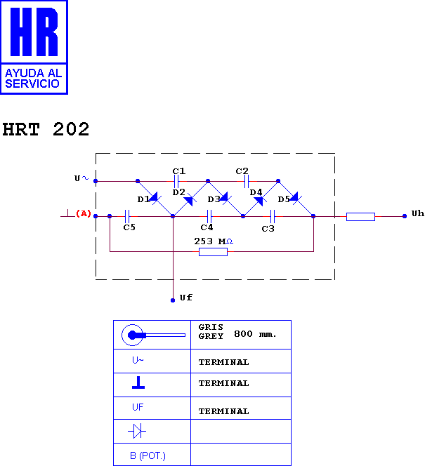 Schematic diagram for HRT 202
