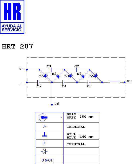 Schematic diagram for HRT 207