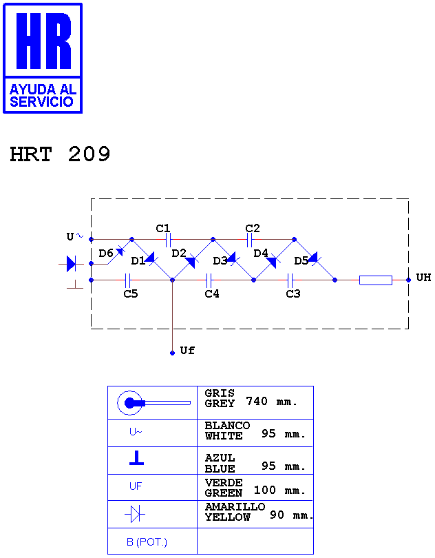 Schematic diagram for HRT 209