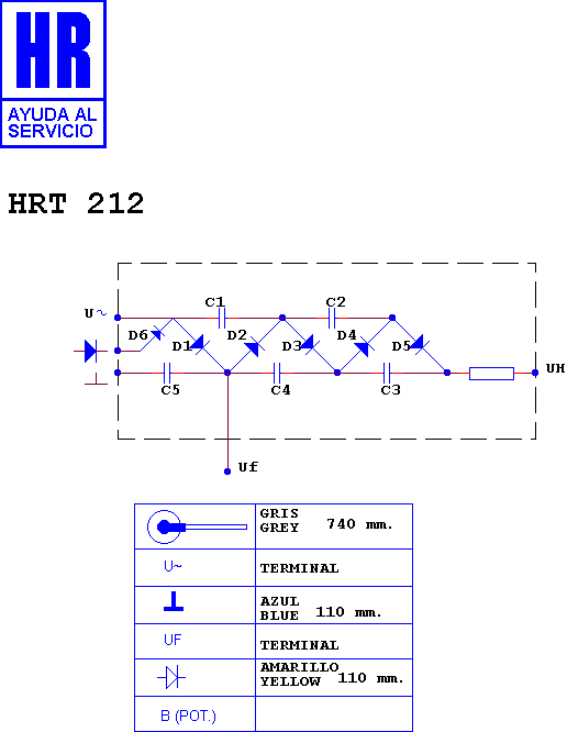 Schematic diagram for HRT 212