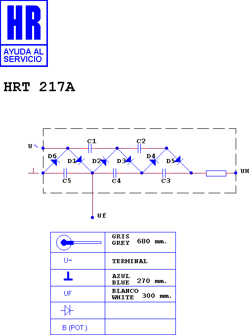 Schematic diagram for HRT 217 A