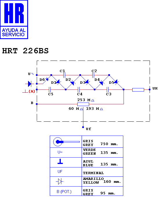 Schematic diagram for HRT 226 BS