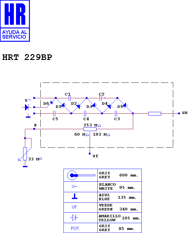 Schematic diagram for HRT 229 BP