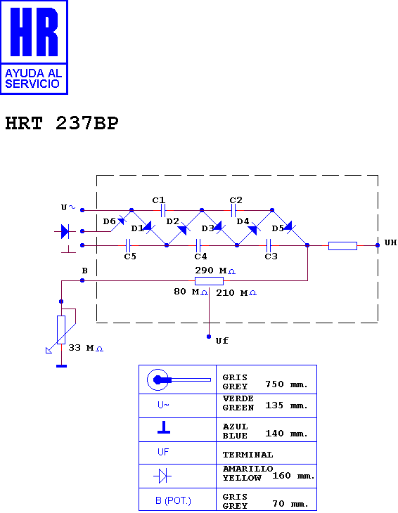 Schematic diagram for HRT 237 BP