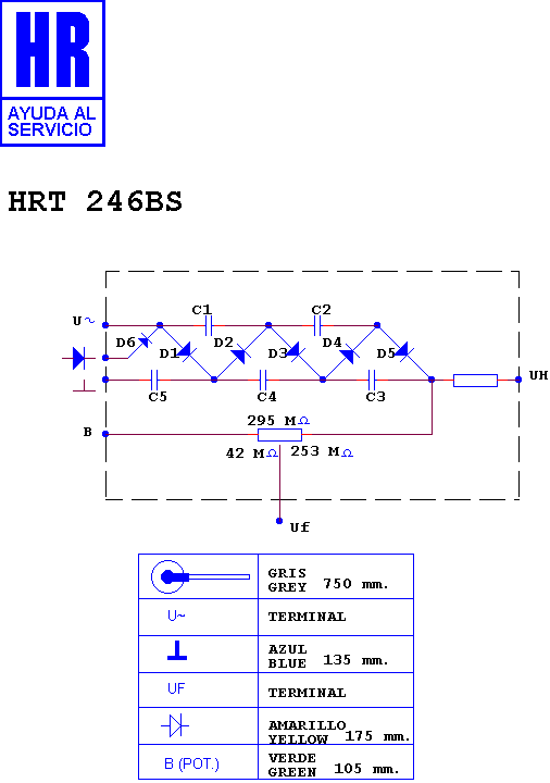 Schematic diagram for HRT 246 BS