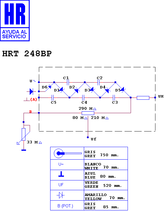 Schematic diagram for HRT 248 BP