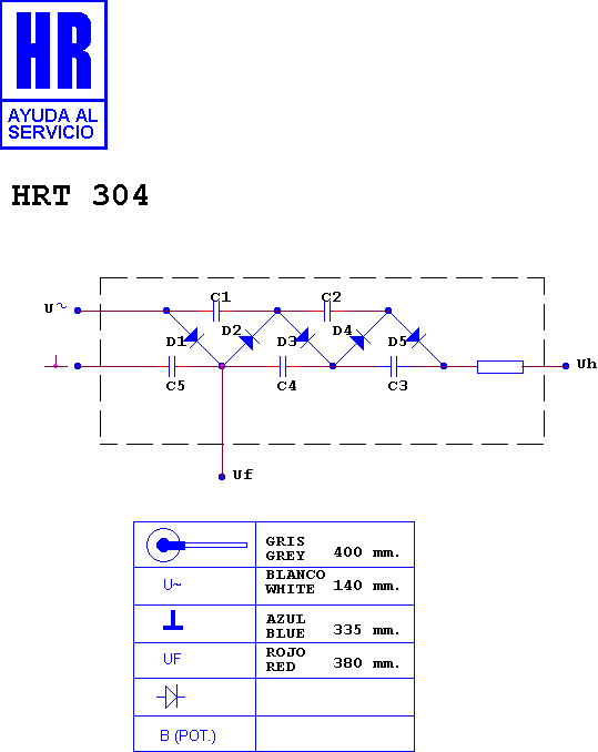 Schematic diagram for HRT 304