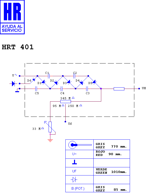 Schematic diagram for HRT 401