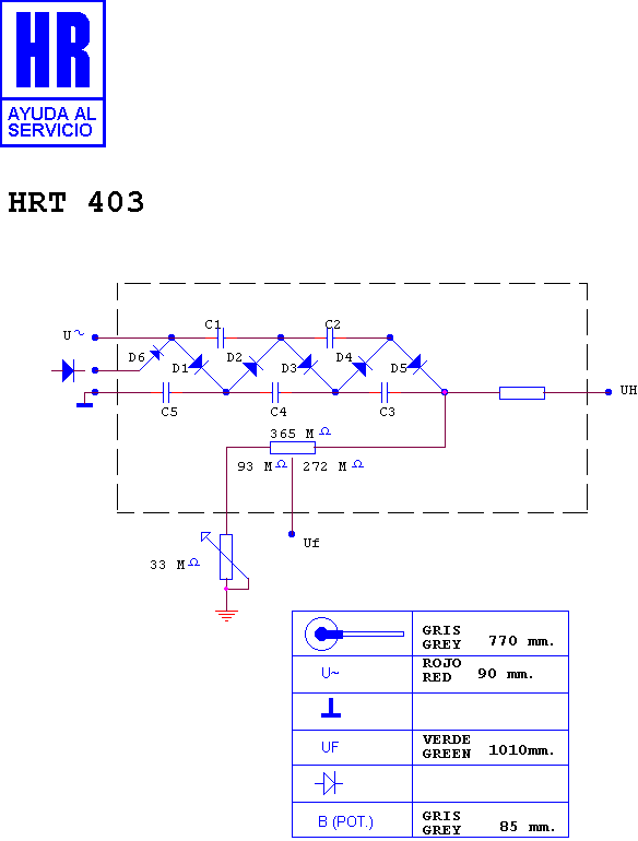 Schematic diagram for HRT 403