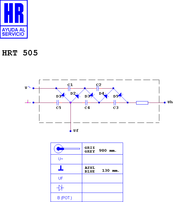 Schematic diagram for HRT 505