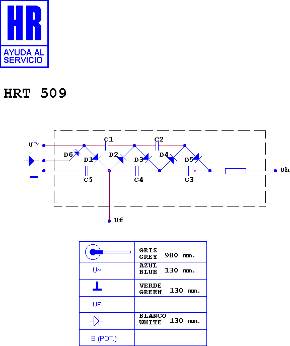 Schematic diagram for HRT 509